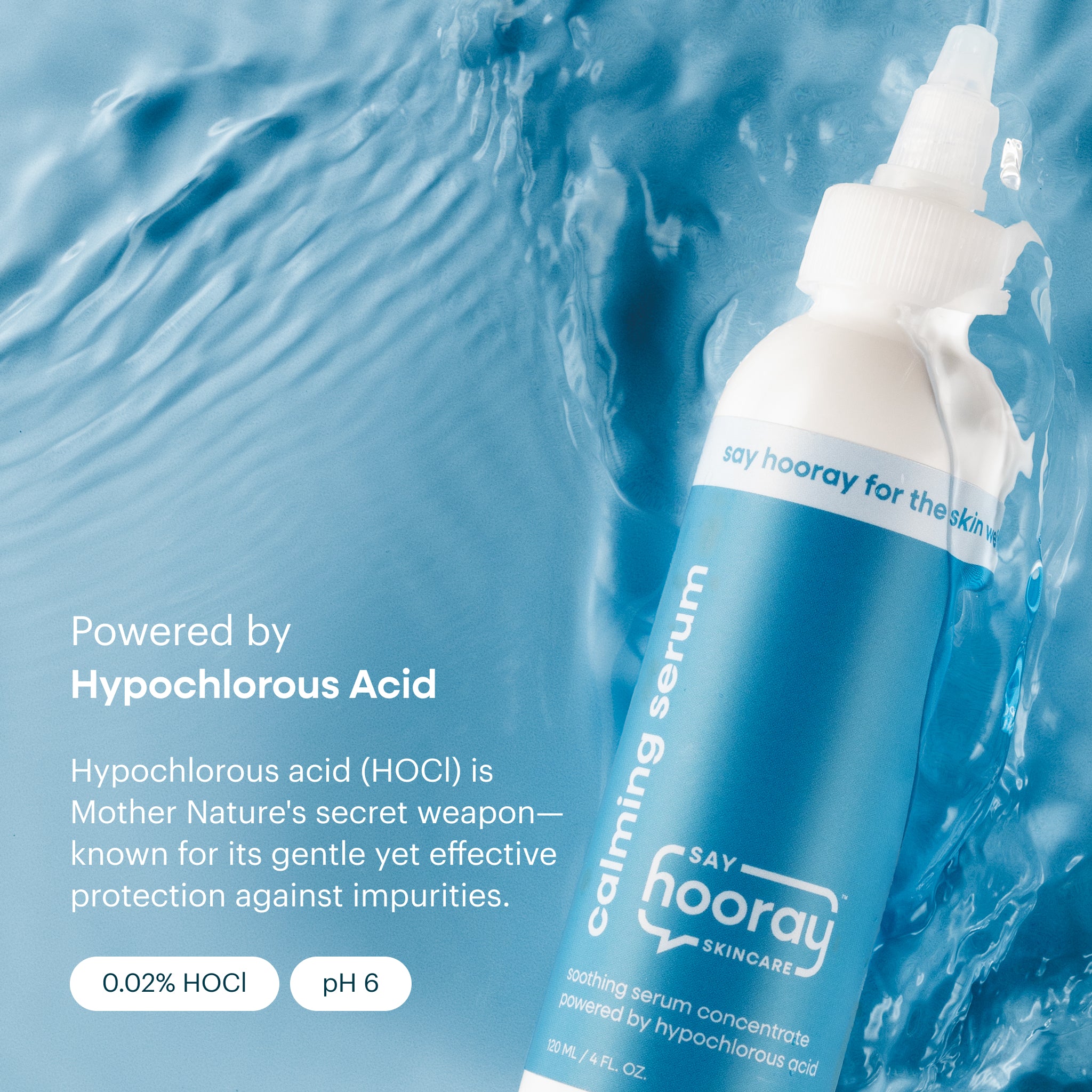 Say Hooray Skincare Hypochlorous Acid Calming Serum