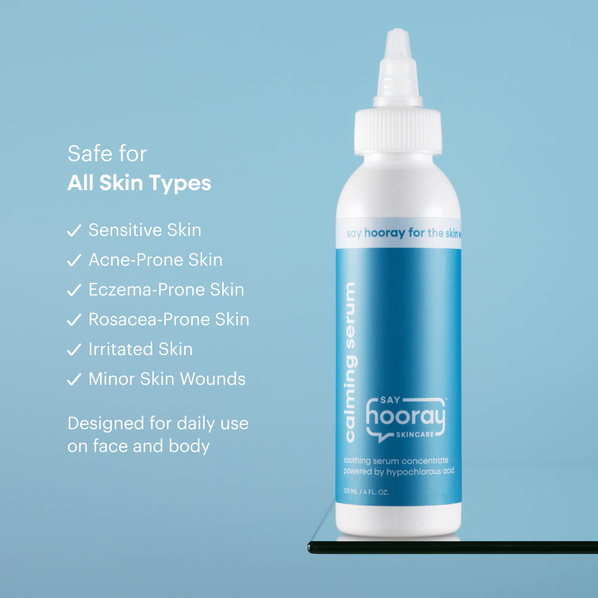 Say Hooray Skincare Hypochlorous Acid Calming Serum